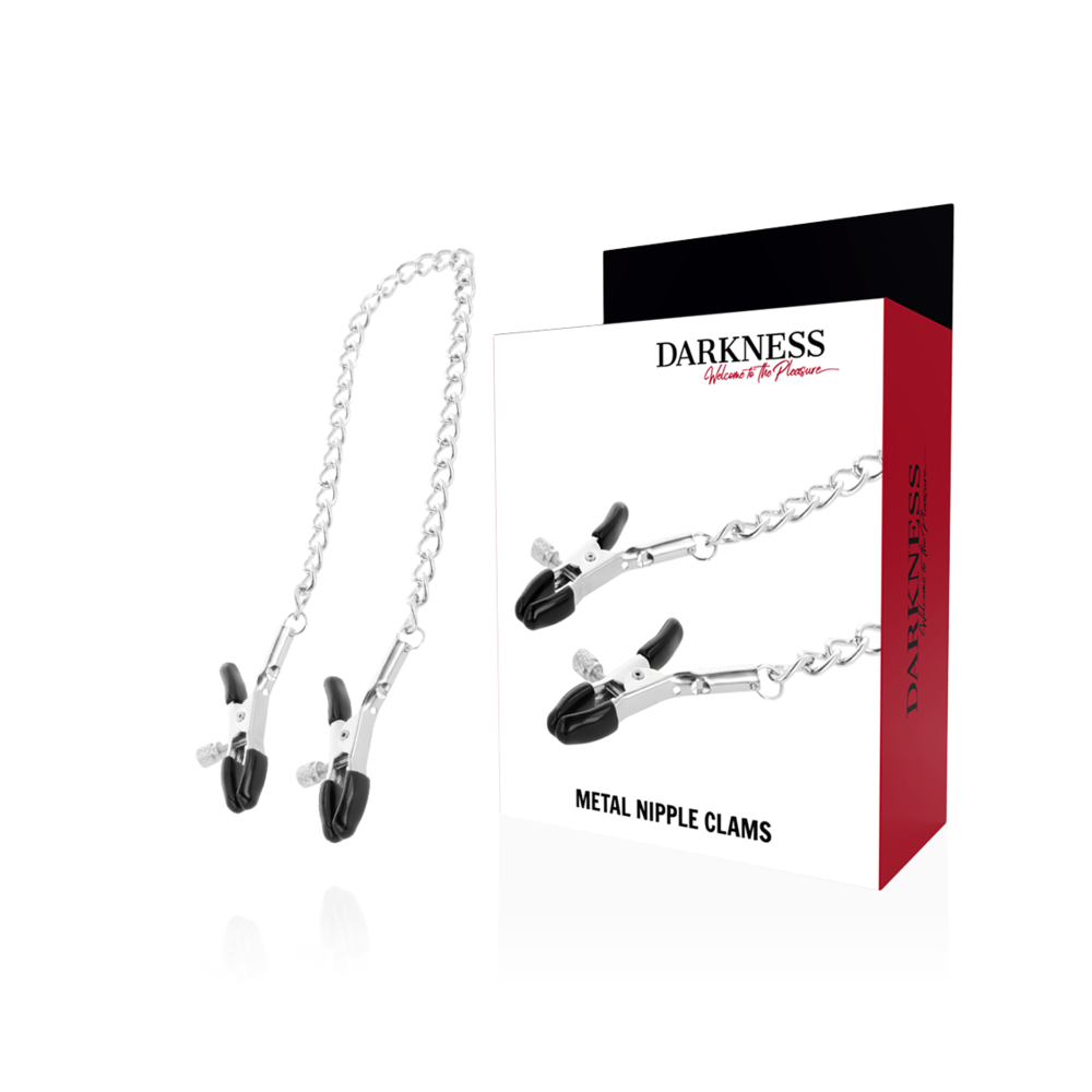 DARKNESS - ADJUSTABLE NIPPLE CLAMPS METAL