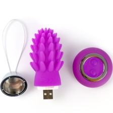 ARMONY - OVO VIBRATÓRIO VIOLETA OCTOPUS CACTUS CONTROLE REMOTO