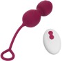 ARMONY - BLOSSOMS VAGINAL DUMBBELL VIBRAÇÃO CONTROLE REMOTO 10 VIBRAÇÕES VERMELHO ESCURO
