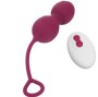 ARMONY - BLOSSOMS VAGINAL HANTEL VIBRATION FERNBEDIENUNG 10 VIBRATIONEN DUNKELROT