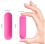 ARMONY - SPLASH HAHA VIBRATOR BULLET SILICONE 10 VIBRATIONS 75 X 19 CM PINK