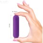 ARMONY - SPLASH JOLINE VIBRATEUR BULLET TÉLÉCOMMANDE EN SILICONE 10 VIBRATIONS 6.5 X 1.5 CM VIOLET