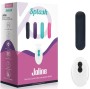 ARMONY - SPLASH JOLINE VIBRADOR BALA SILICONE CONTROLE REMOTO 10 VIBRAÇÕES 65 X 15 CM PRETO