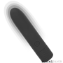 BLACK & SILVER - GERI USB RECHARGEABLE VIBRATING BULLET 8 VIBRATIONS BLACK 10 X 2.2 CM