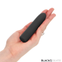 BLACK & SILVER - GERI USB RECHARGEABLE VIBRATING BULLET 8 VIBRATIONS BLACK 10 X 2.2 CM