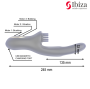 IBIZA - HI-TECH RABITT BRUSHING MULTI-CELL CLITORIAL AND DOUBLE WAVE VIBRATOR