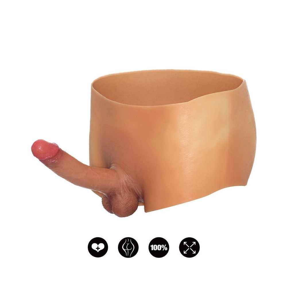 DESEJO OCULTO - BOXER ALTER EGO COM PÊNIS 18 CM TAMANHO P/M