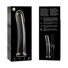 NEBULA SERIES BY IBIZA - MODEL 8 DILDO GLASS CLEAR 14.5 CM -O- 2 CM