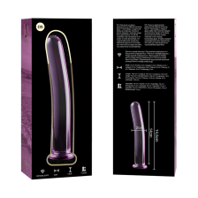 NEBULA SERIES BY IBIZA - MODEL 8 DILDO GLASS PINK 14.5 CM -O- 2 CM
