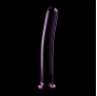 NEBULA SERIES BY IBIZA - MODELO 8 DILDO VIDRO BOROSILICADO ROSA 14.5 CM -O- 2 CM