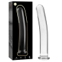 NEBULA SERIES BY IBIZA - MODELO 9 DILDO VIDRO BOROSILICADO TRANSPARENTE 15.5 CM -O- 2.5 CM