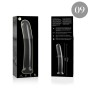 NEBULA SERIES BY IBIZA - MODEL 9 DILDO GLASS CLEAR 15.5 CM -O- 2.5 CM