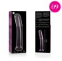 NEBULA SERIES BY IBIZA - MODELO 9 DILDO VIDRO BOROSILICADO ROSA 15.5 CM -O- 2.5 CM