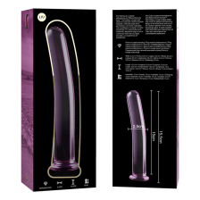 NEBULA SERIES BY IBIZA - MODEL 9 DILDO GLASS PINK 15.5 CM -O- 2.5 CM