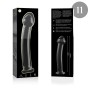 NEBULA SERIES BY IBIZA - MODEL 11 DILDO GLASS CLEAR 16 CM -O- 3 CM