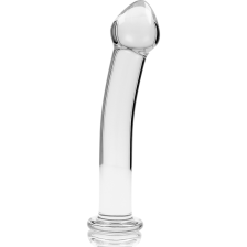 NEBULA SERIES BY IBIZA - MODEL 11 DILDO GLASS CLEAR 16 CM -O- 3 CM