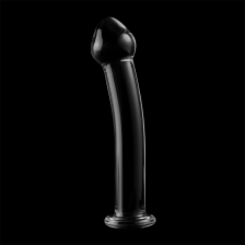 NEBULA SERIES BY IBIZA - MODEL 11 DILDO GLASS CLEAR 16 CM -O- 3 CM