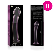 NEBULA SERIES BY IBIZA - MODEL 11 DILDO GLASS PINK 16 CM -O- 3 CM