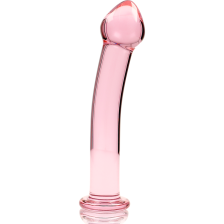 NEBULA SERIES BY IBIZA - MODEL 11 DILDO GLASS PINK 16 CM -O- 3 CM