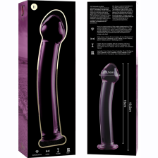 NEBULA SERIES BY IBIZA - MODEL 11 DILDO GLASS PINK 16 CM -O- 3 CM