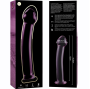NEBULA SERIES BY IBIZA - MODELLO 11 DILDO IN VETRO BOROSILICATO ROSA 16 CM -O- 3 CM