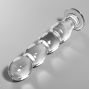 NEBULA SERIES BY IBIZA - MODÈLE 10 GODE EN VERRE BOROSILICATE CLAIR 16.5 CM -O- 3.5 CM