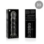 NEBULA SERIES BY IBIZA - MODEL 10 DILDO GLASS CLEAR 16.5 CM -O- 3.5 CM