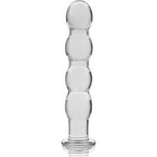 NEBULA SERIES BY IBIZA - MODEL 10 DILDO GLASS CLEAR 16.5 CM -O- 3.5 CM