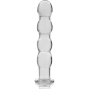 NEBULA SERIES BY IBIZA - MODÈLE 10 GODE EN VERRE BOROSILICATE CLAIR 16.5 CM -O- 3.5 CM