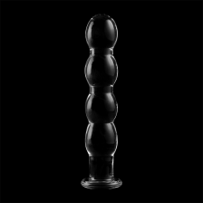 NEBULA SERIES BY IBIZA - MODEL 10 DILDO GLASS CLEAR 16.5 CM -O- 3.5 CM