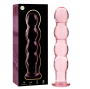 NEBULA SERIES BY IBIZA - MODÈLE 10 GODE EN VERRE BOROSILICATE ROSE 16.5 CM -O- 3.5 CM