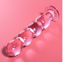 NEBULA SERIES BY IBIZA - MODELO 10 DILDO VIDRO BOROSILICADO ROSA 16.5 CM -O- 3.5 CM