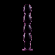 NEBULA SERIES BY IBIZA - MODELL 10 DILDO BOROSILIKATGLAS ROSA 16.5 CM -O- 3.5 CM