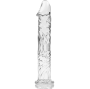 NEBULA SERIES BY IBIZA - MODEL 12 DILDO GLASS CLEAR 17 CM -O- 3.5 CM