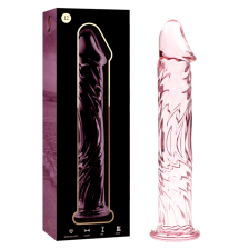 NEBULA SERIES BY IBIZA - MODEL 12 DILDO GLASS PINK 17 CM -O- 3.5 CM