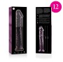 NEBULA SERIES BY IBIZA - MODELLO 12 DILDO IN VETRO BOROSILICATO ROSA 17 CM -O- 3.5 CM