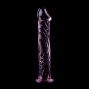 NEBULA SERIES BY IBIZA - MODELO 12 DILDO VIDRO BOROSILICADO ROSA 17 CM -O- 3.5 CM