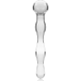NEBULA SERIES BY IBIZA - MODELO 13 DILDO VIDRO BOROSILICADO TRANSPARENTE 18 CM -O- 3.5 CM