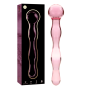 NEBULA SERIES BY IBIZA - MODÈLE 13 GODE EN VERRE BOROSILICATE ROSE 18 CM -O- 3.5 CM