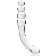 NEBULA SERIES BY IBIZA - MODEL 14 DILDO GLASS CLEAR 18.5 CM -O- 3 CM