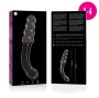 NEBULA SERIES BY IBIZA - MODELLO 14 DILDO IN VETRO BOROSILICATO ROSA 18.5 CM -O- 3 CM