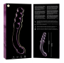 NEBULA SERIES BY IBIZA - MODELLO 14 DILDO IN VETRO BOROSILICATO ROSA 18.5 CM -O- 3 CM