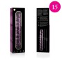 NEBULA SERIES BY IBIZA - MODELO 15 DILDO VIDRO BOROSILICADO ROSA 18.5 CM -O- 3 CM