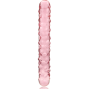NEBULA SERIES BY IBIZA - MODELLO 15 DILDO IN VETRO BOROSILICATO ROSA 18.5 CM -O- 3 CM