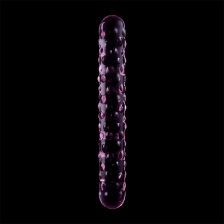 NEBULA SERIES BY IBIZA - MODÈLE 15 GODE EN VERRE BOROSILICATE ROSE 18.5 CM -O- 3 CM