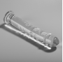 NEBULA SERIES BY IBIZA - MODÈLE 16 GODE EN VERRE BOROSILICATE CLAIR 18.5 CM -O- 3 CM