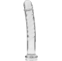 NEBULA SERIES BY IBIZA - MODELO 16 DILDO VIDRO BOROSILICADO TRANSPARENTE 18.5 CM -O- 3 CM
