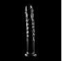 NEBULA SERIES BY IBIZA - MODELO 16 DILDO VIDRO BOROSILICADO TRANSPARENTE 18.5 CM -O- 3 CM