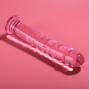 NEBULA SERIES BY IBIZA - MODEL 16 DILDO GLASS PINK 18.5 CM -O- 3 CM