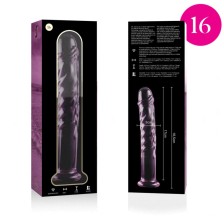 NEBULA SERIES BY IBIZA - MODEL 16 DILDO GLASS PINK 18.5 CM -O- 3 CM